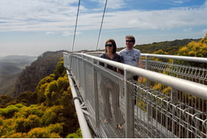 Grandes vistas panorámicas  desde la pasarela Illawarra Fly