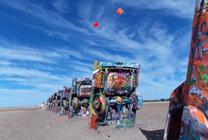 Cadillac Ranch - landmark of Route 66