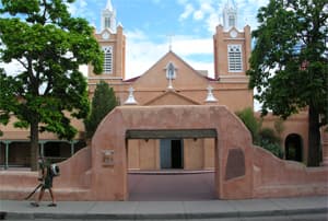 En el centro histórico de Albuquerque, New Mexico